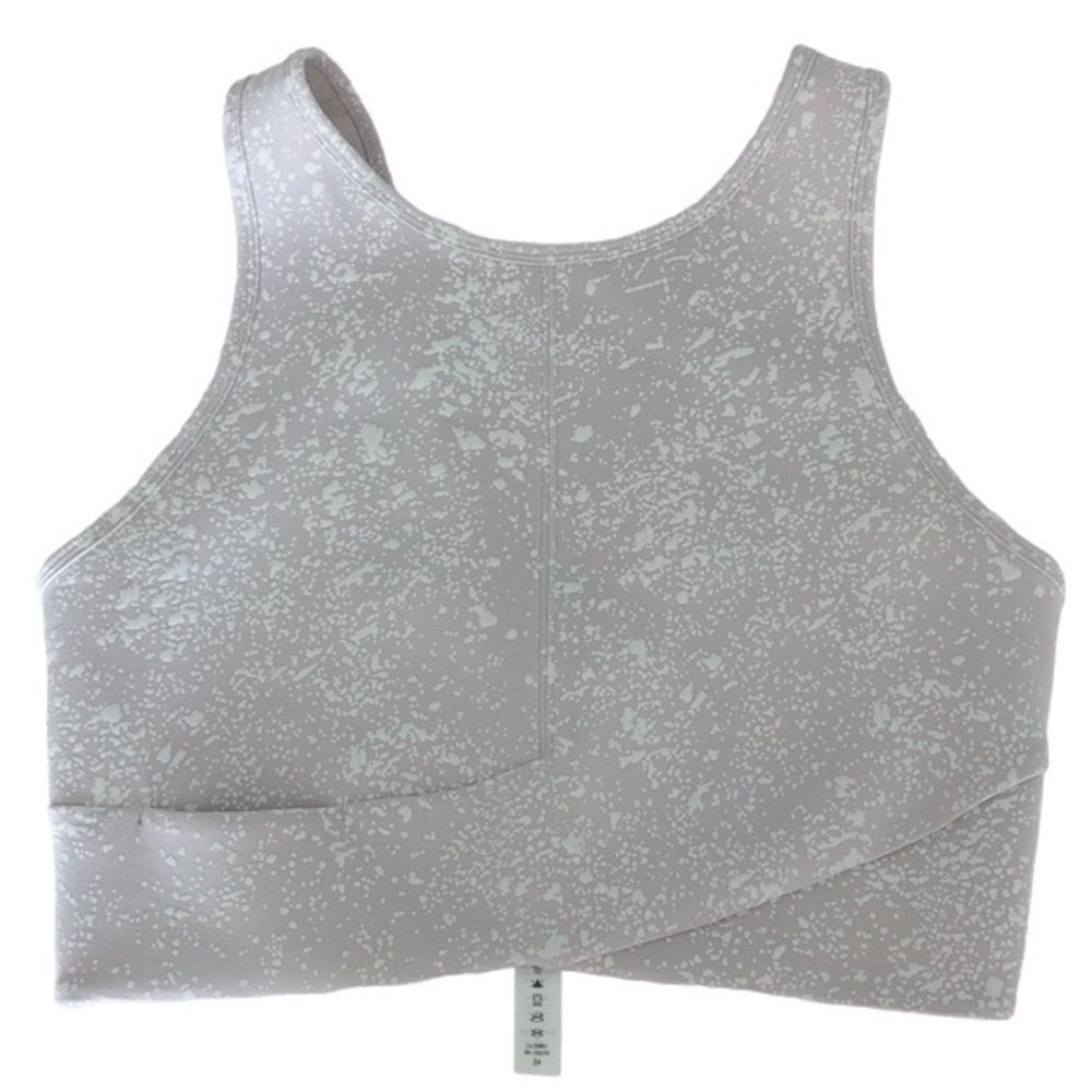 Lululemon Energetic Edge Cropped Tank Light Chrome